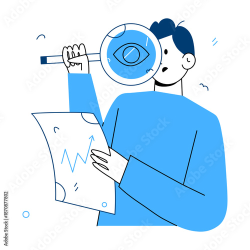 A hand drawn style illustration showing a software update