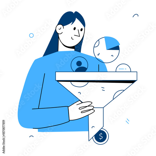 A hand drawn style illustration showing a software update