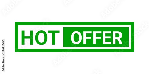Fotografie Hot offer grungy rubber stamp