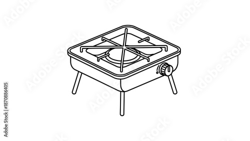 Gas Stove Burner Cooking Range.