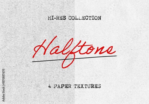 Halftone Paper Overlays