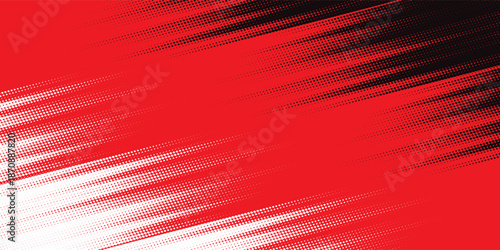 red and white brush wrap car sticker pattern abstract banner sporty lines red and white color combination grunge brush modern pattern racing motorsport, Eps 10.