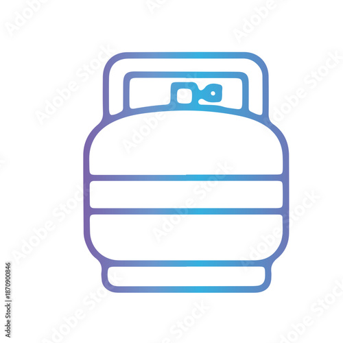 gas container,Butane, Gas bottle, Energy icon vector design 