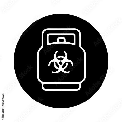 gas container,Butane, Gas bottle, Energy icon vector design 