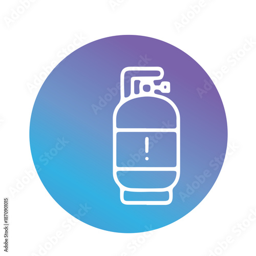 gas container,Butane, Gas bottle, Energy icon vector design 