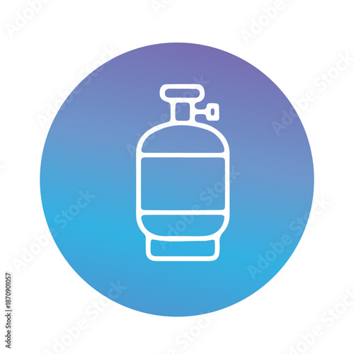 gas container,Butane, Gas bottle, Energy icon vector design 
