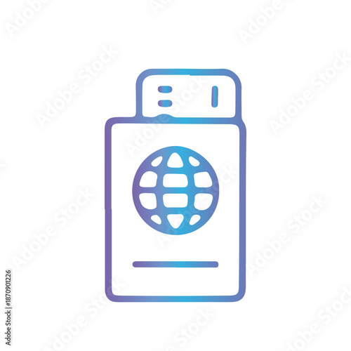 tourism and airline,irport, Boarding, Traveler, Tourist, passenger icon vector design 