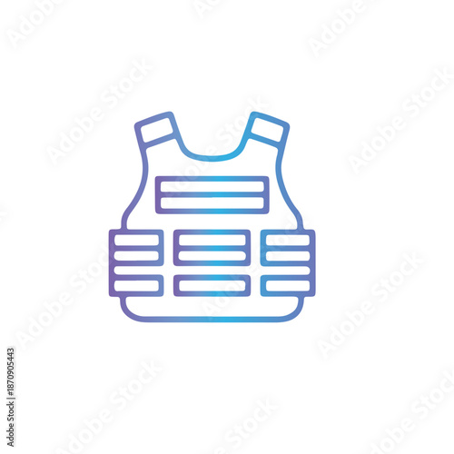 paintball competition gear, markers icon vector design 