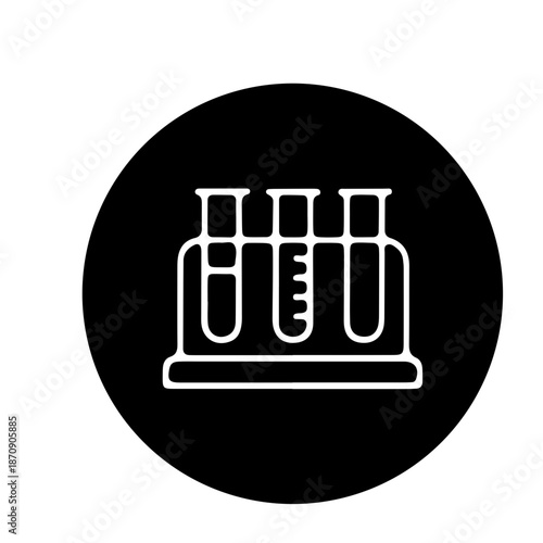 Laboratory research,Analysis, Testing icon vector design 