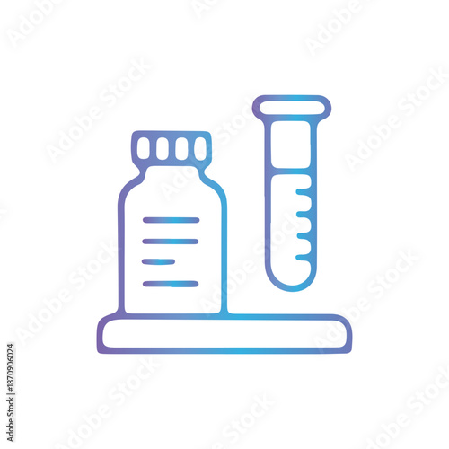 laboratory research icon vector design 