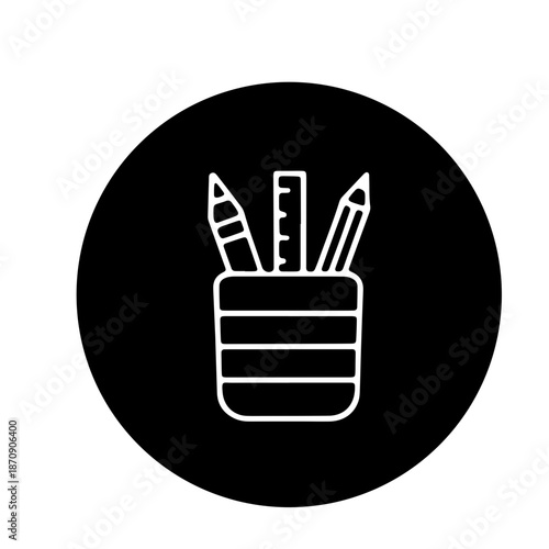  writing tools, and school desk accessorie vector design 