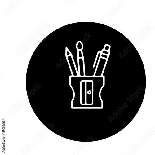  writing tools, and school desk accessorie vector design 