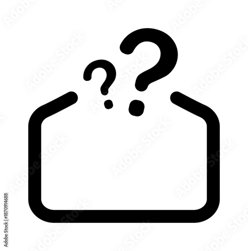 Wooden frame with empty space inside for creative display projects.