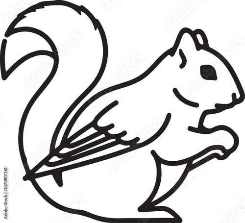 Art Illustration of a Squirrel