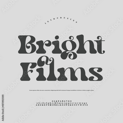 Creative Cinematic Film Reel with Light Rays Illustration for Video Production Logo