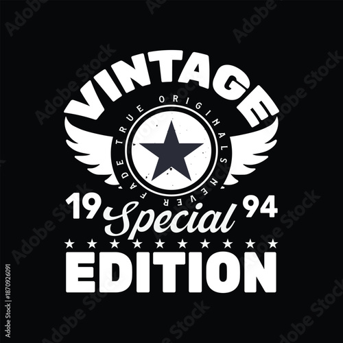 Vintage Special Edition Retro Badge Vector Design