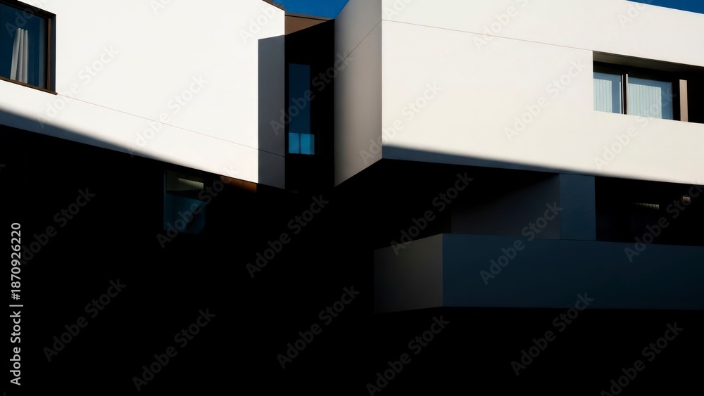 Fototapeta premium Modern geometric architecture design