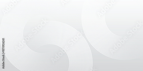 Abstract white glowing geometric lines on gray background. vector Eps 10