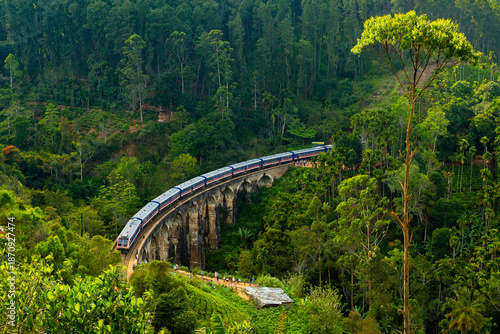 Nine arches bridge in Ella, Sri Lanka