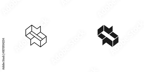 Abstract Geometric Shapes in 3D