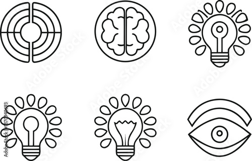 Human Consciousness Awareness Concept. Mind Awareness Abstract Concept. Conscious Mind Awareness Design. Mental Awareness Concept Illustration. Human Consciousness Thought Concept. Inner Mind