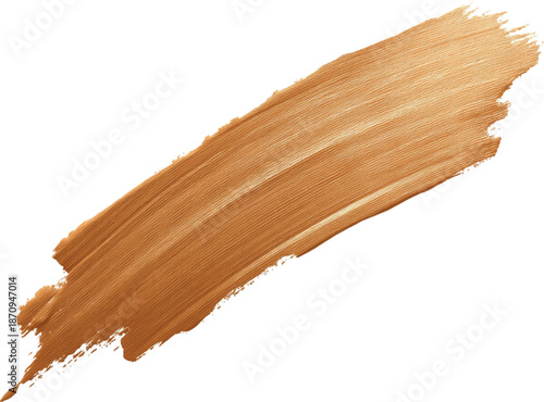 Warm Gold Metallic Brush Stroke Texture Vector