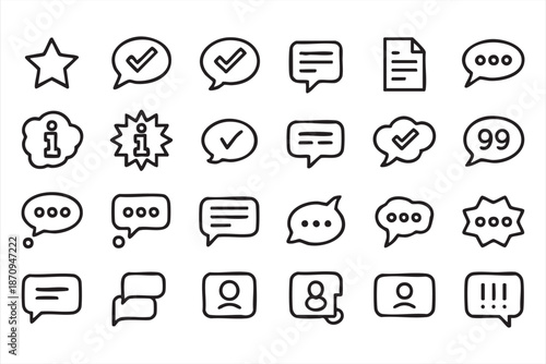 Notification Bubble Symbols for Mobile Interfaces, Messaging Platforms