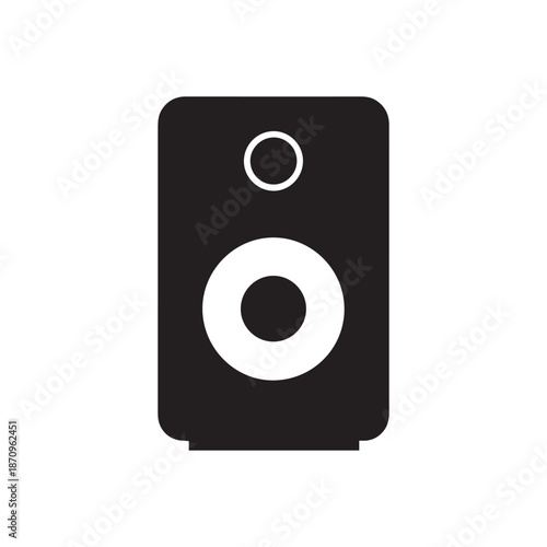 Speaker icon isolated on white background. Vector Illustration.