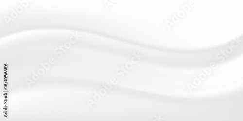 abstract white fabric silk texture soft, flowing milk waves for background, satin clothes white smooth elegant and twist wave texture, white cloth for wallpaper, white pearl color for cosmetics banner