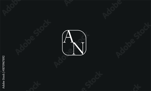 AN, NA, A,N Abstract Letter Logo Monogram	