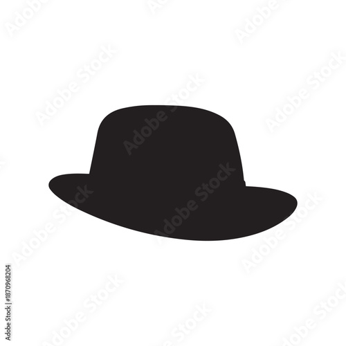 Cowboy hat icon man . black vector old collection design.