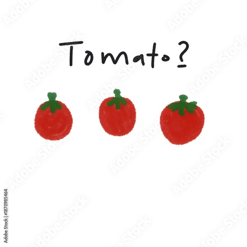 Slika na platnu 3 tomatoes
