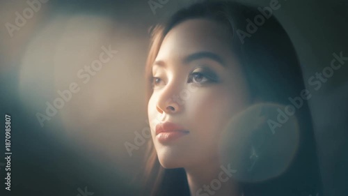 Woman portrait natural lighting