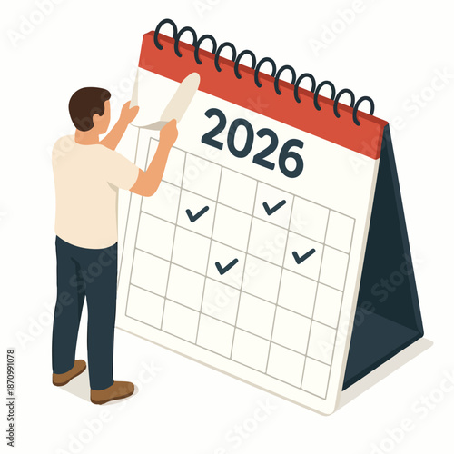 a person standing makes a new discourse in the 2026 calendar