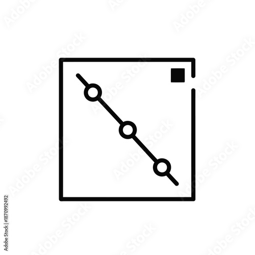 A simple black graphic illustration on a white background