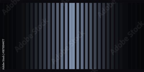 Symmetrical Industrial Heat-Sink Ridges with Metallic 3D Shading and Center Spotlight