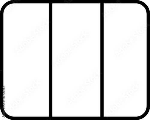 Responsive design display icon, showing website compatibility across desktop, tablet, smartphone screen and mobile devices. Ideal for web design, UI UX, apps, development, and technology projects.