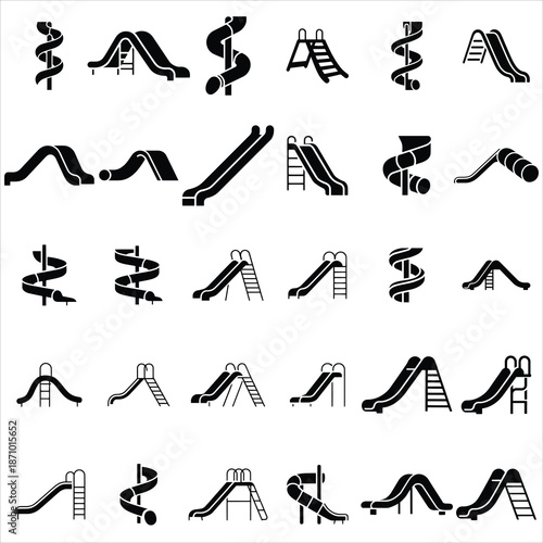 Slides Silhouette Svg Clip Art