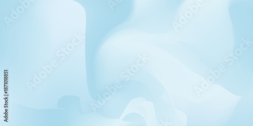 Soft blue gradient abstract background, semicircle shape, vector illustration