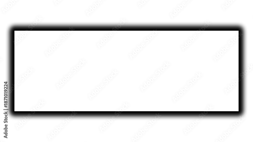 Fototapeta premium Glossy vibrant color square frame vector illustration for web business banner design with a blank empty paper template border element and green flag label for communication