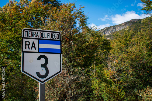 Route 3 signal in the forest