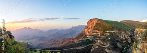 Serra da Leba Pass in Angola, a famous mountain pass near Lubango, connecting the Huíla plateau to the coastal desert