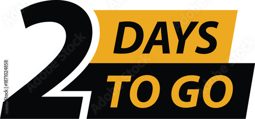 Days to Go Countdown Badge icon Set .Sale Deadline, Limited Time Offer and Event Timer Labels.1,2,3,4,5,6,7,8,9,10 days left countdown icon.