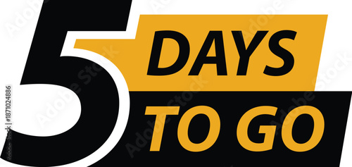 Days to Go Countdown Badge icon Set .Sale Deadline, Limited Time Offer and Event Timer Labels.1,2,3,4,5,6,7,8,9,10 days left countdown icon.