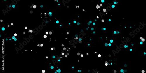 Fairytale green polka dot background material