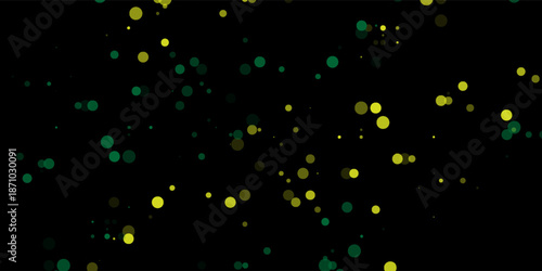 Fairytale green polka dot background material