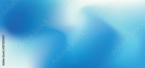 Abstract blue and white gradient background with smooth flowing curves, perfect for modern digital design
