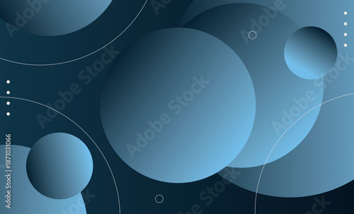 Abstract background with modern and dynamic circular elements. Minimalist background concept for cover, banner, brochure, presentation, certificate, and website. Vector VOL. 3
