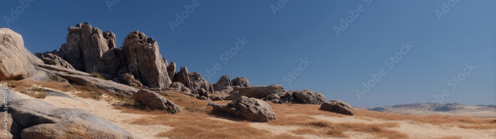 Fototapeta premium Exploring panoramic hdr landscapes in nature's vastness