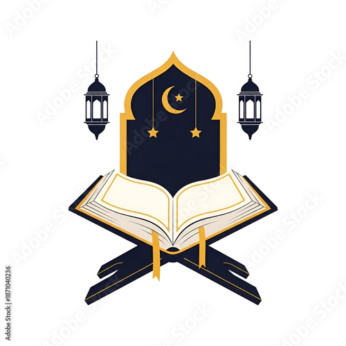 Ramadan and islamic book illustration